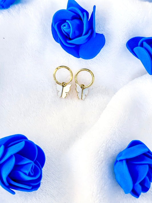 Mini Butterfly Hoops