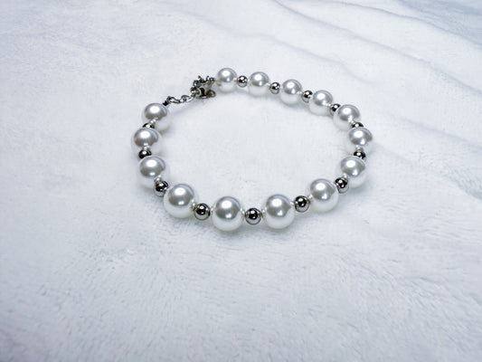 Pearl Harmony Bracelet (Silver)