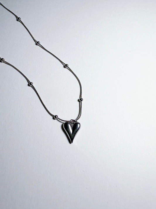 Steel Heart Necklace