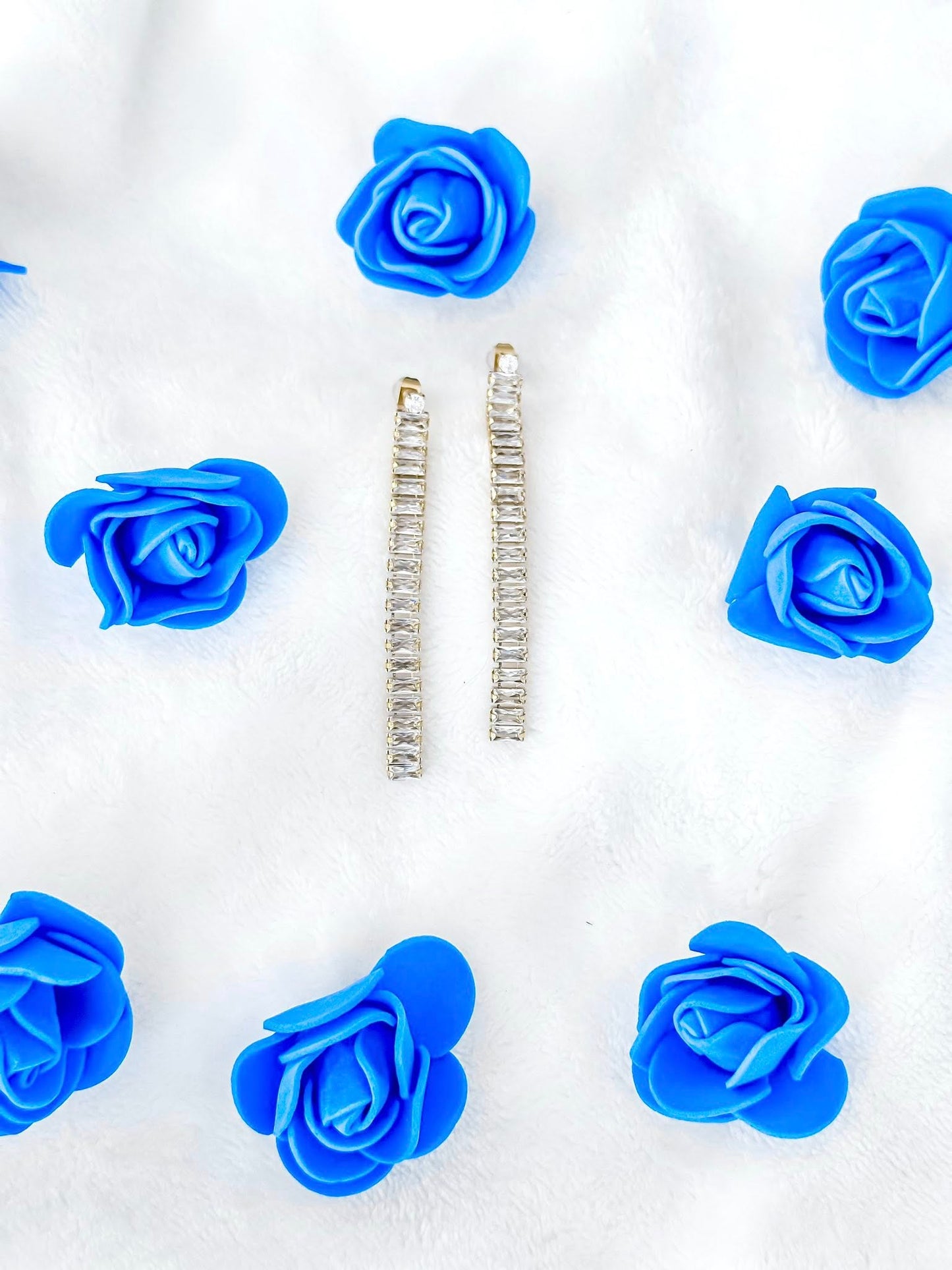 Diamond Line Earrings