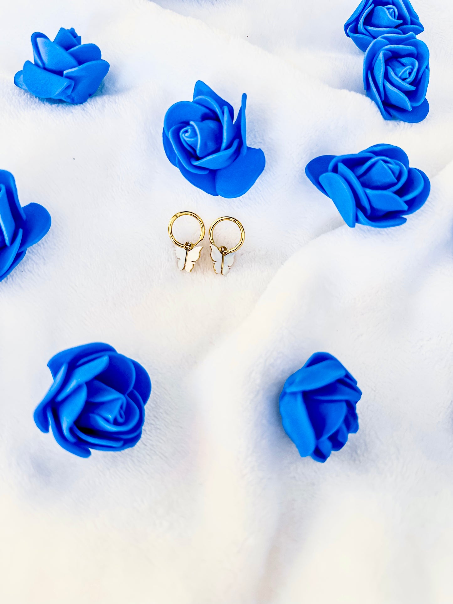 Mini Butterfly Hoops