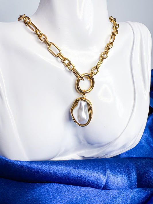 Pearl Goddess Necklace