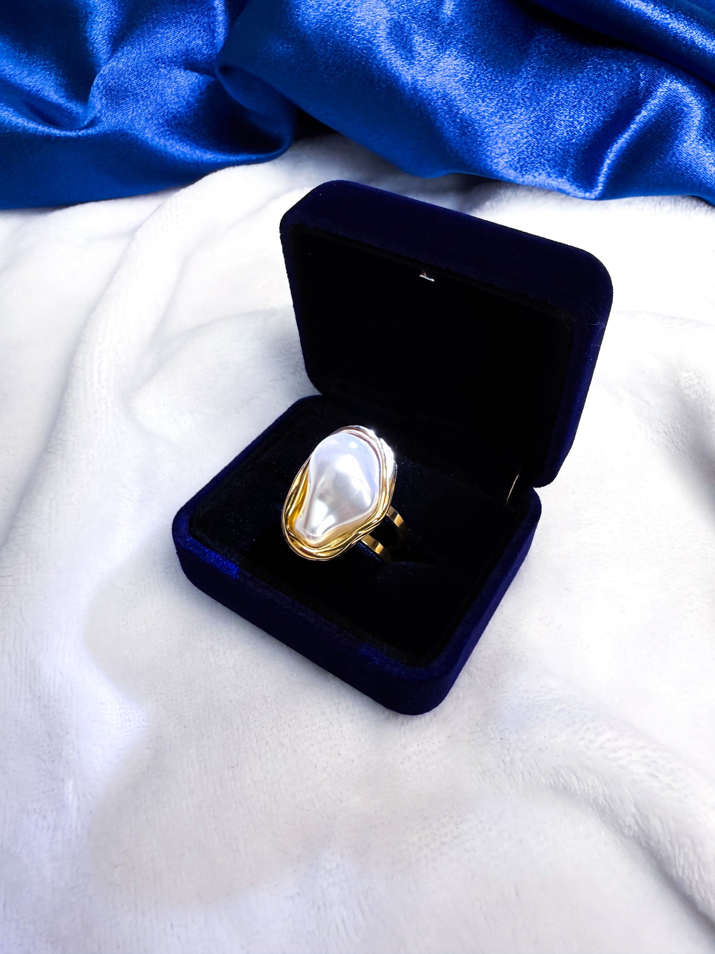 Pearl Goddess Ring
