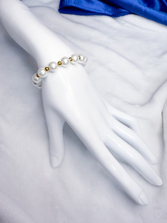 Pearl Harmony Bracelet (Gold)