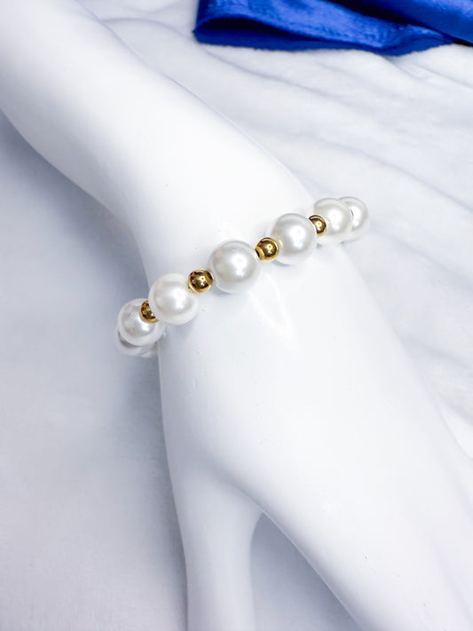 Pearl Harmony Bracelet (Gold)