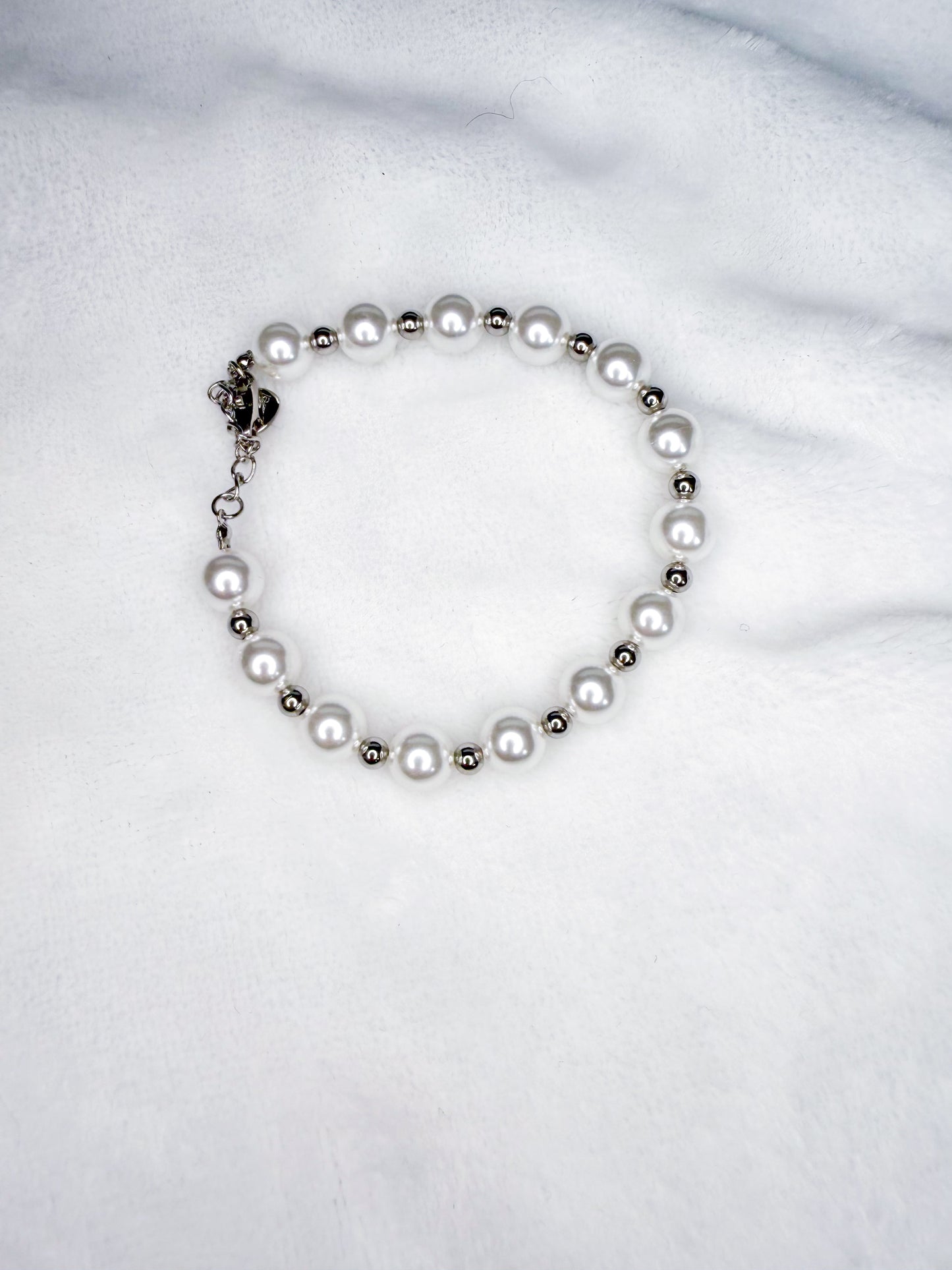 Pearl Harmony Bracelet (Silver)