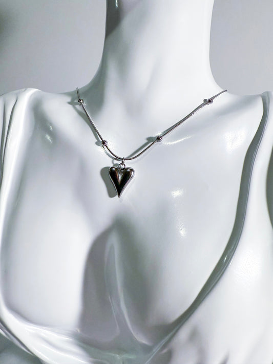 Steel Heart Necklace
