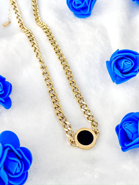 Lunar Eclipse Necklace (Gold)